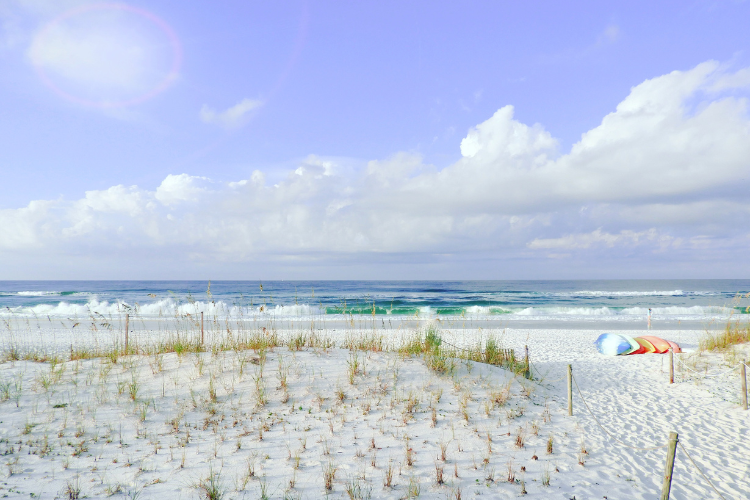 beach on the emerald coast